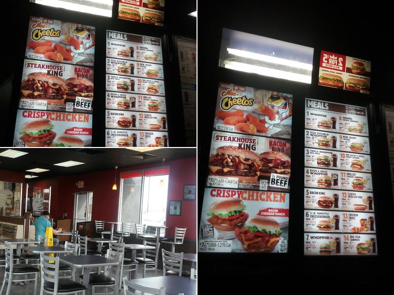 Burger King Menu