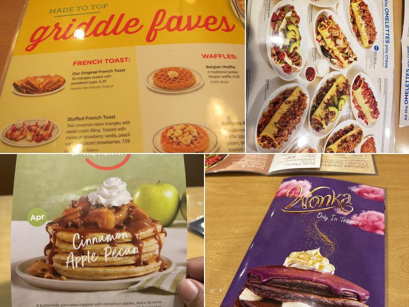 IHOP Menu