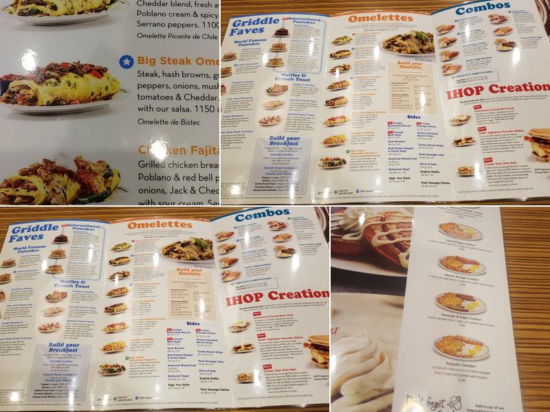 IHOP Menu