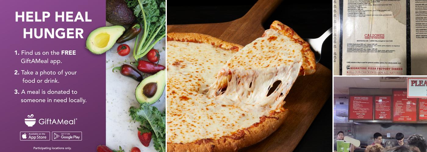 Pizza Factory Menu