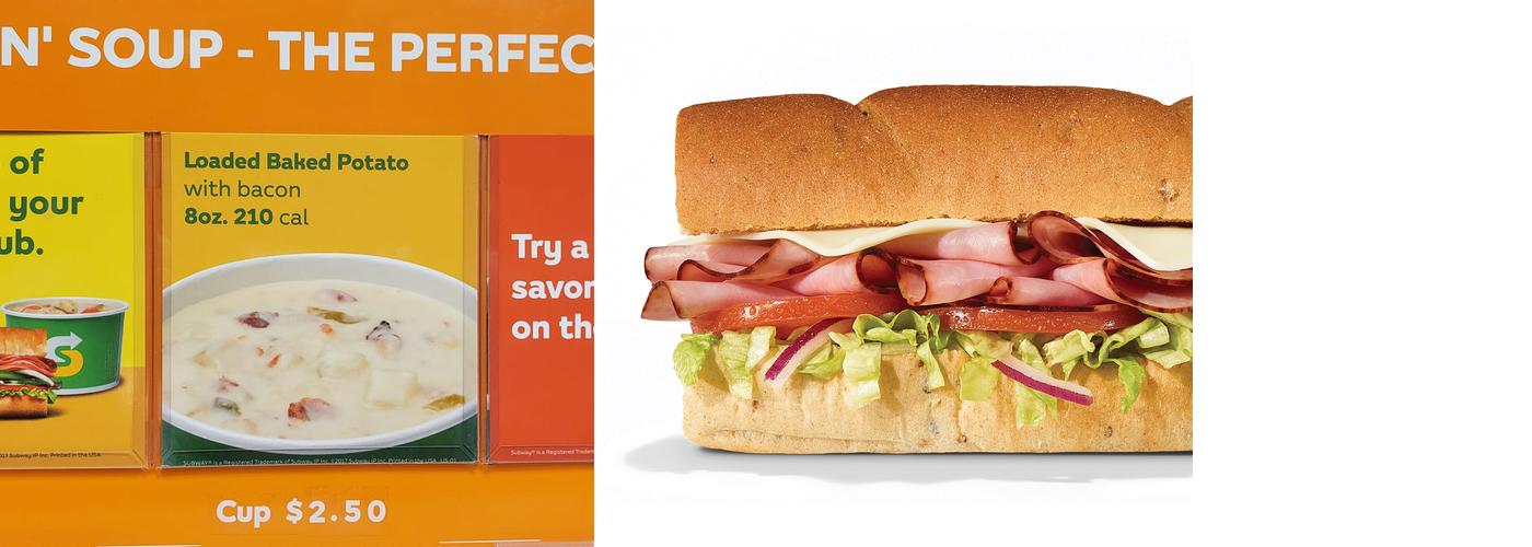 Subway Menu