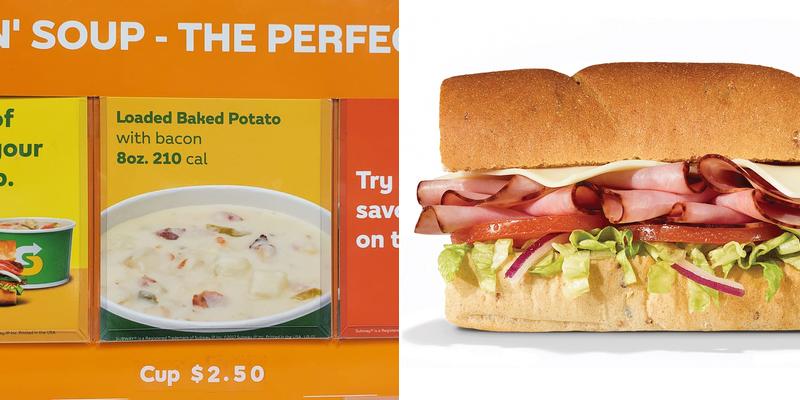 Subway Menu