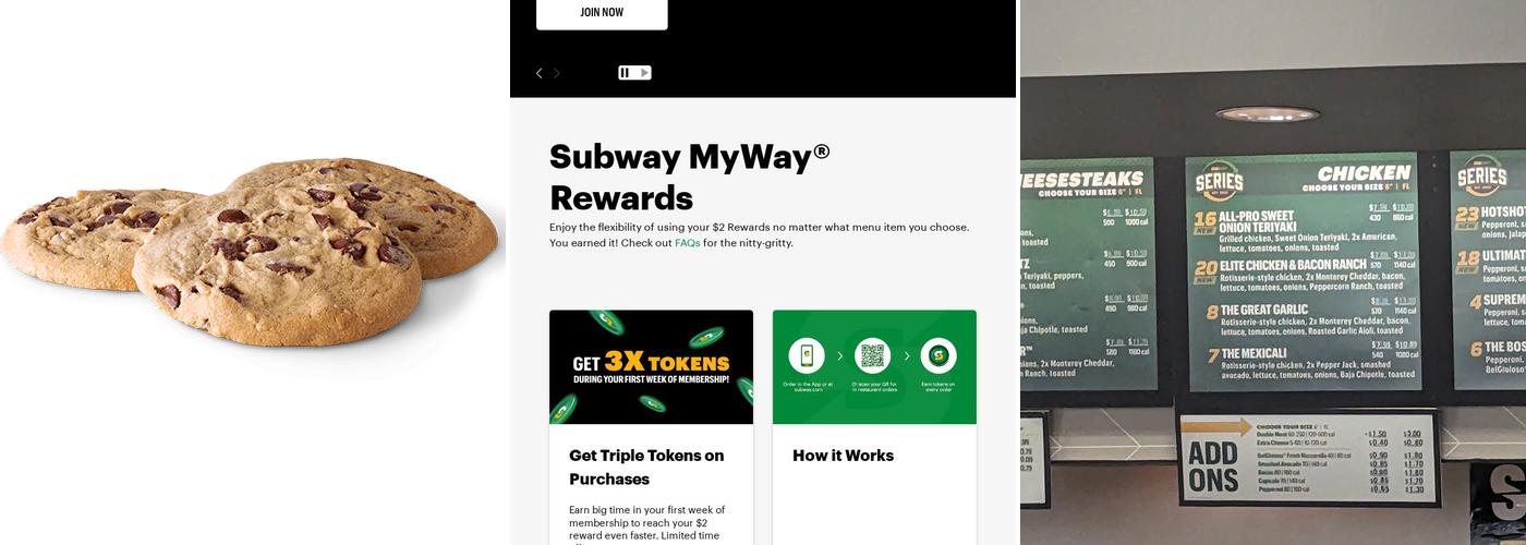 Subway Menu