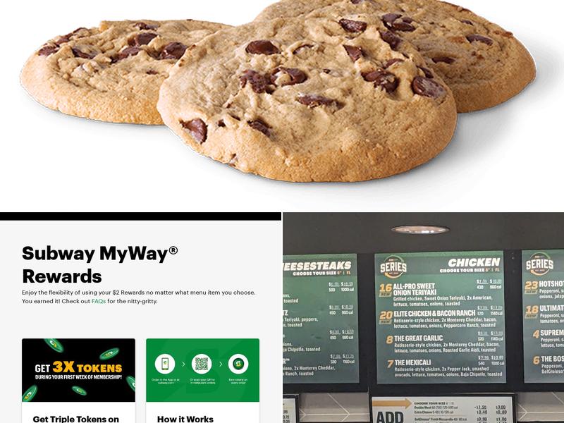 Subway Menu