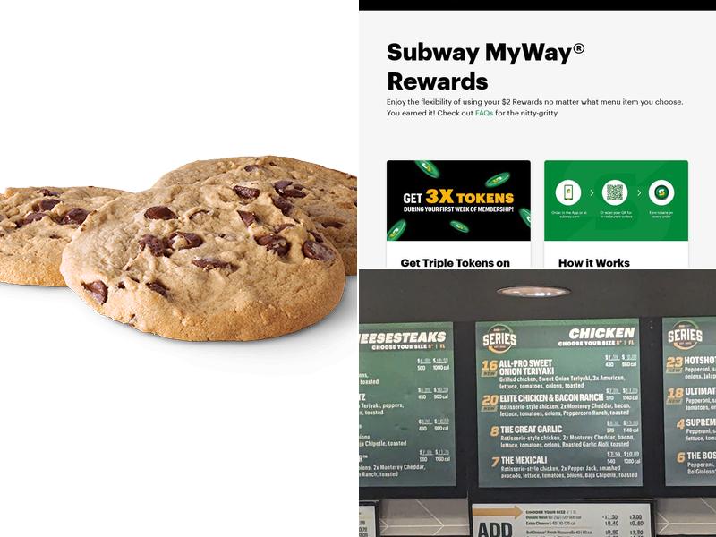 Subway Menu