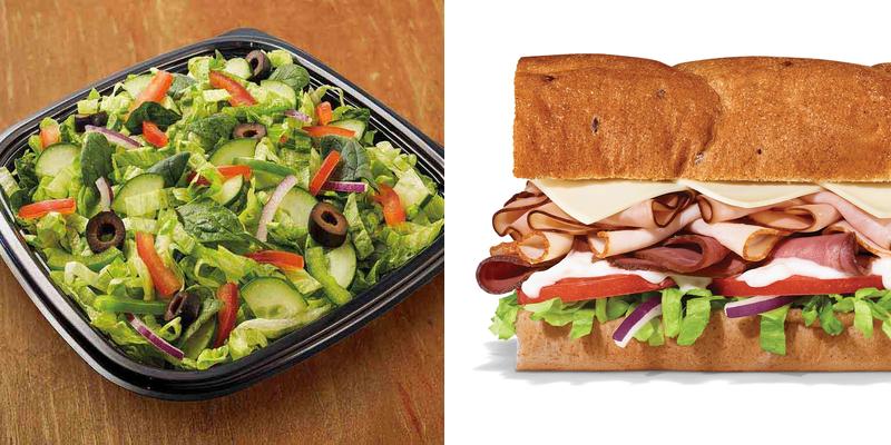Subway Menu