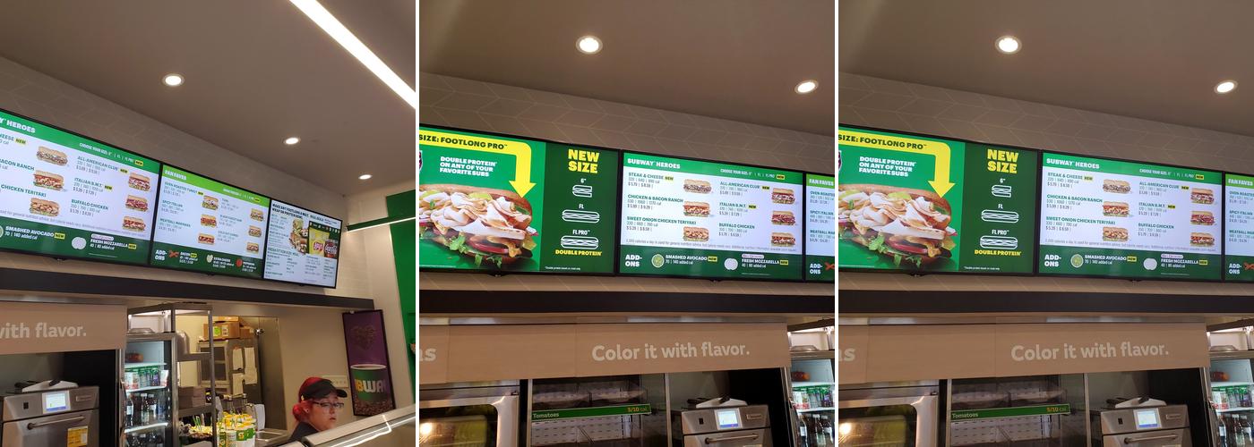 Subway Menu