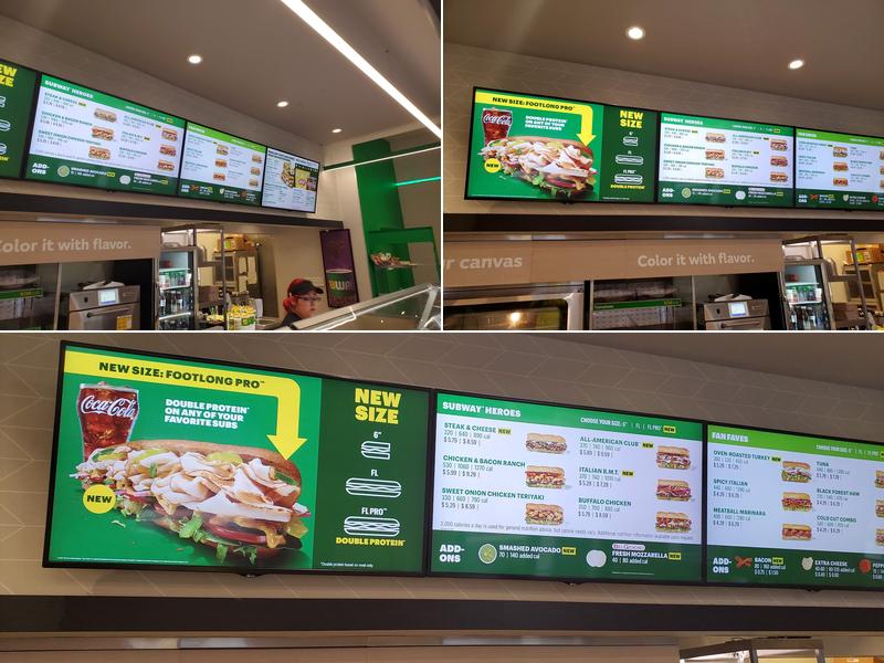 Subway Menu