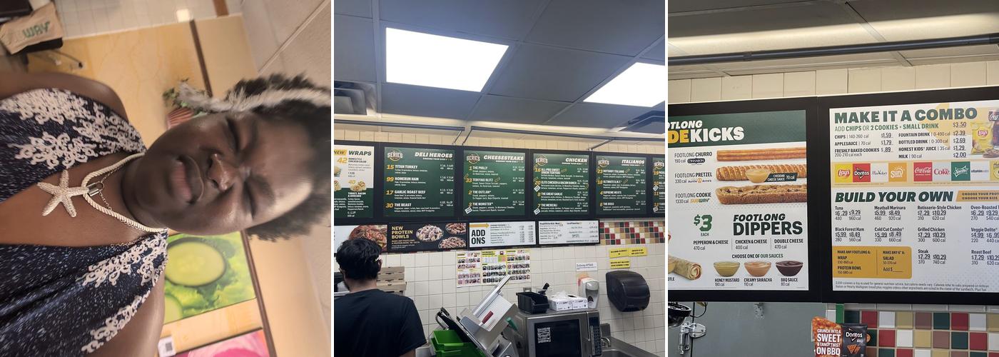 Subway Menu