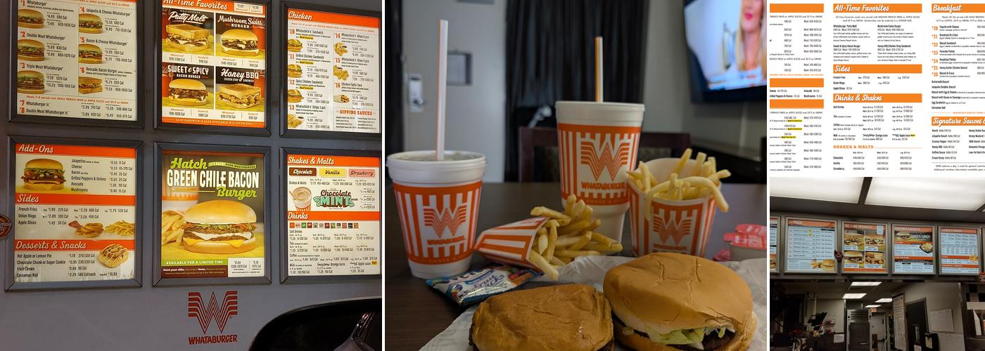 Whataburger Menu