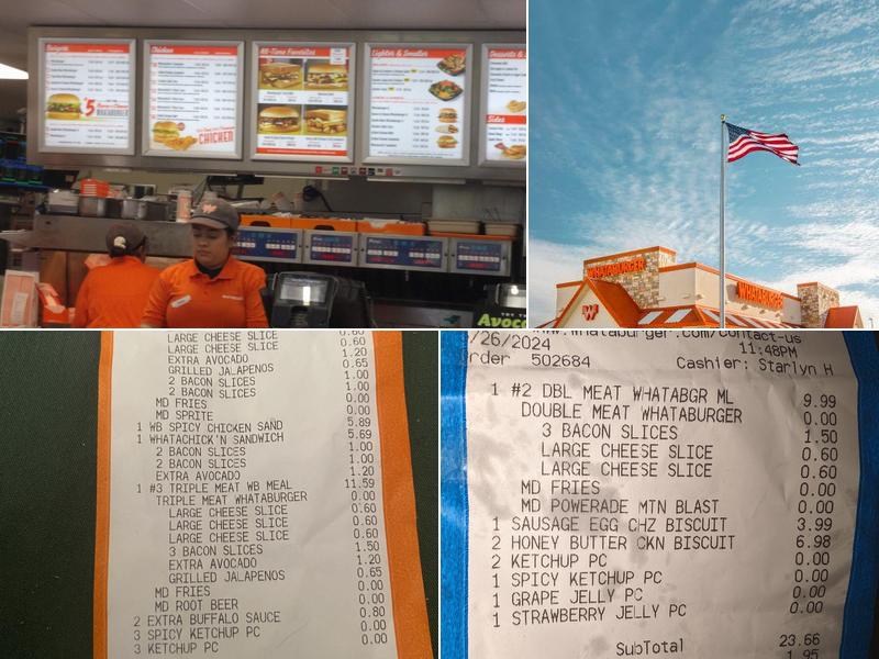 Whataburger Menu