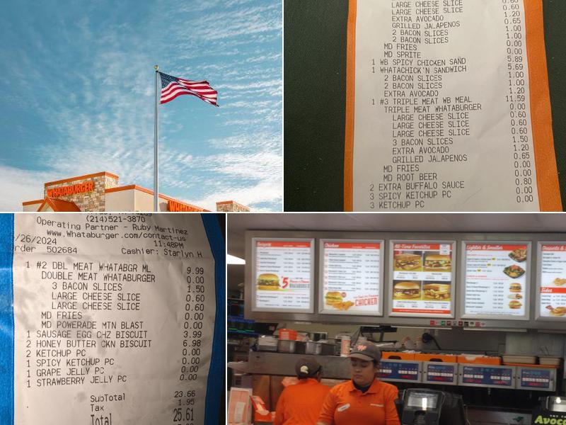 Whataburger Menu