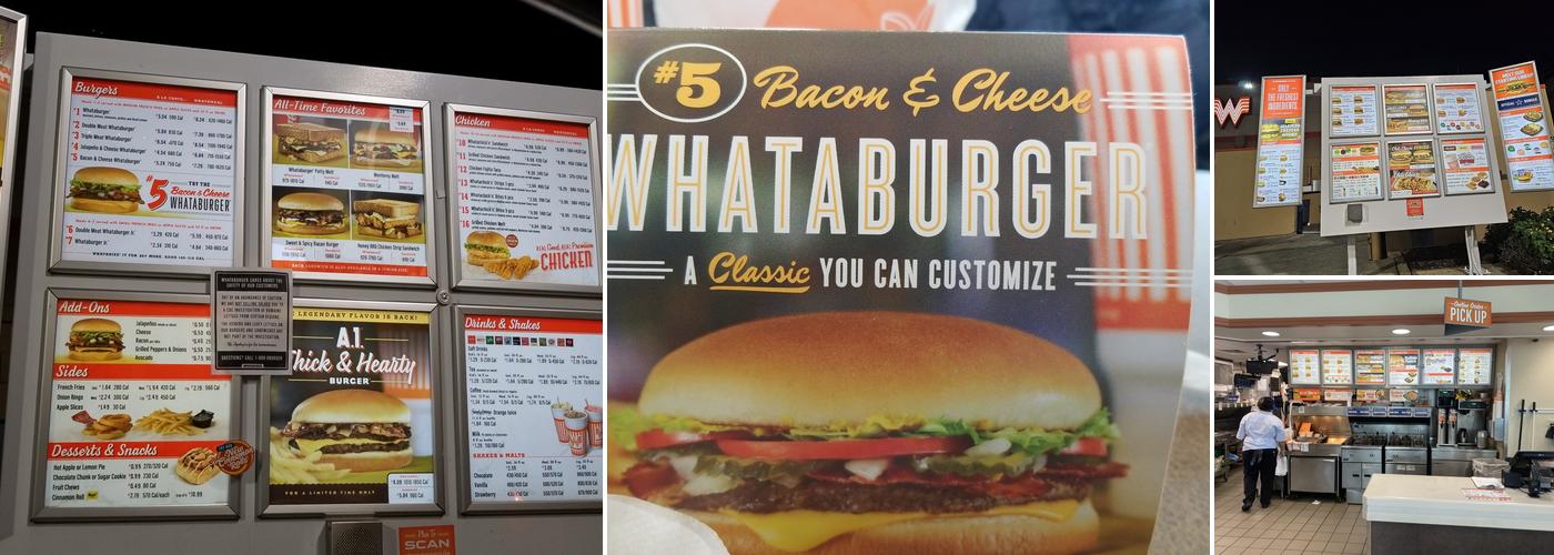 Whataburger Menu