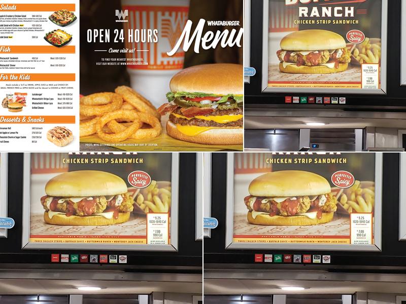 Whataburger Menu