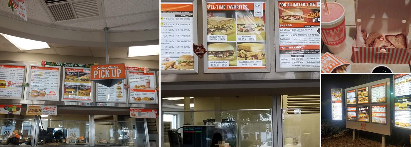 Whataburger Menu