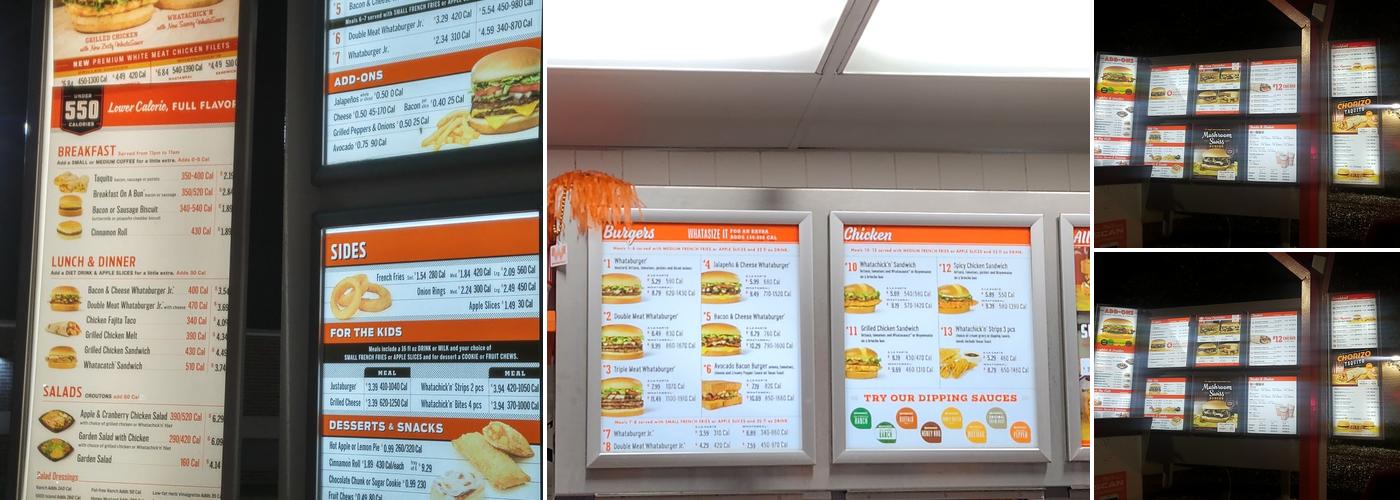 Whataburger Menu