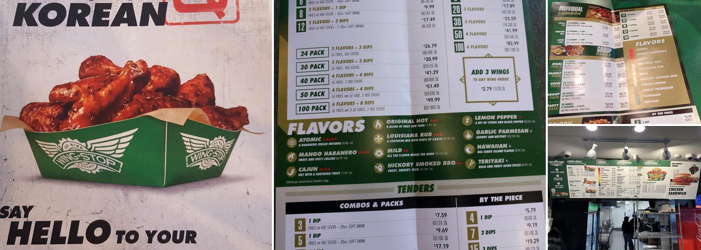 Wingstop Menu