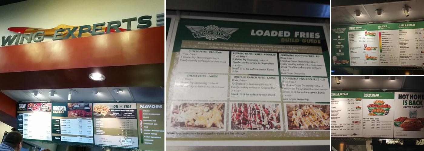 Wingstop Menu