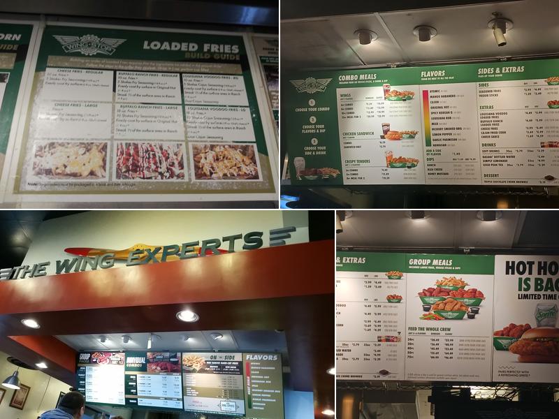 Wingstop Menu
