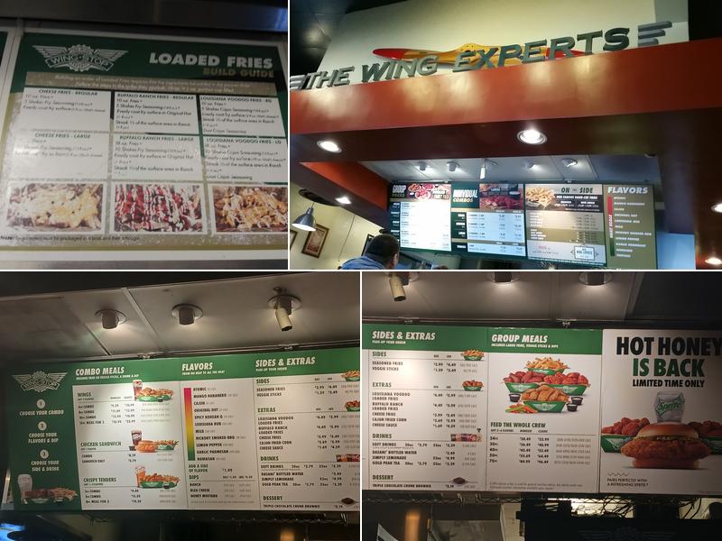 Wingstop Menu