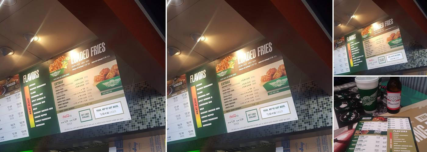 Wingstop Menu