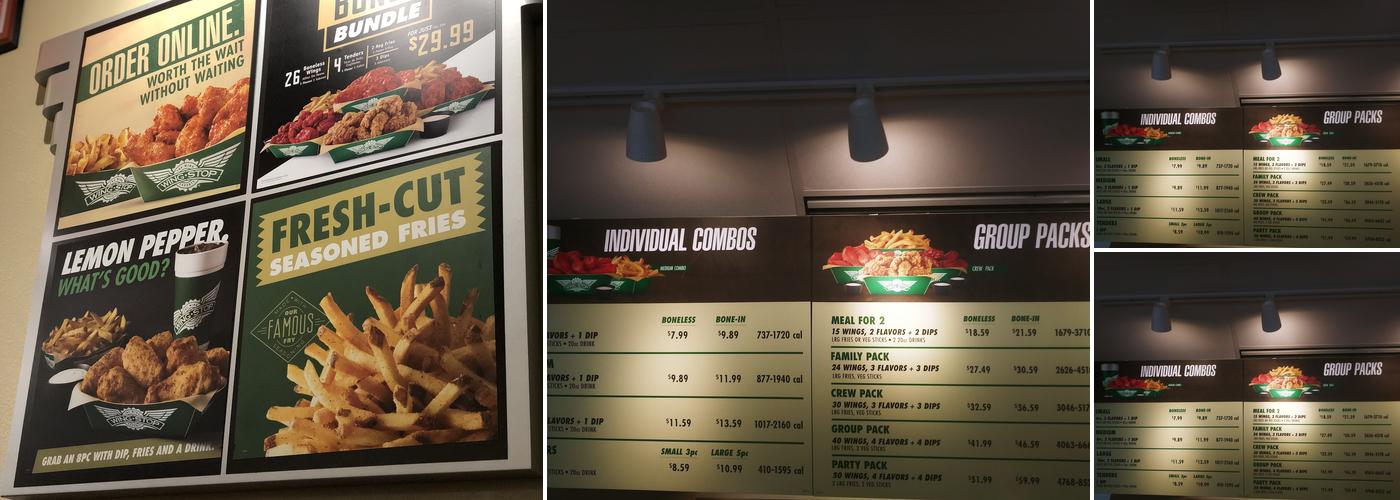 Wingstop Menu