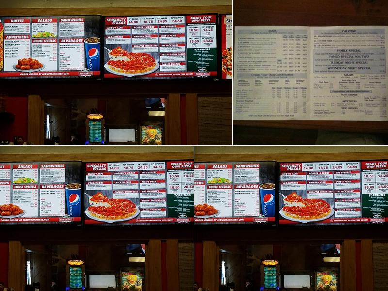 Mountain Mike's Pizza Menu