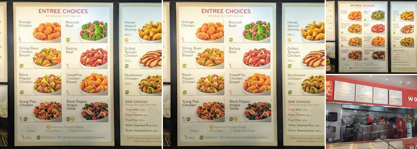 Panda Express Menu