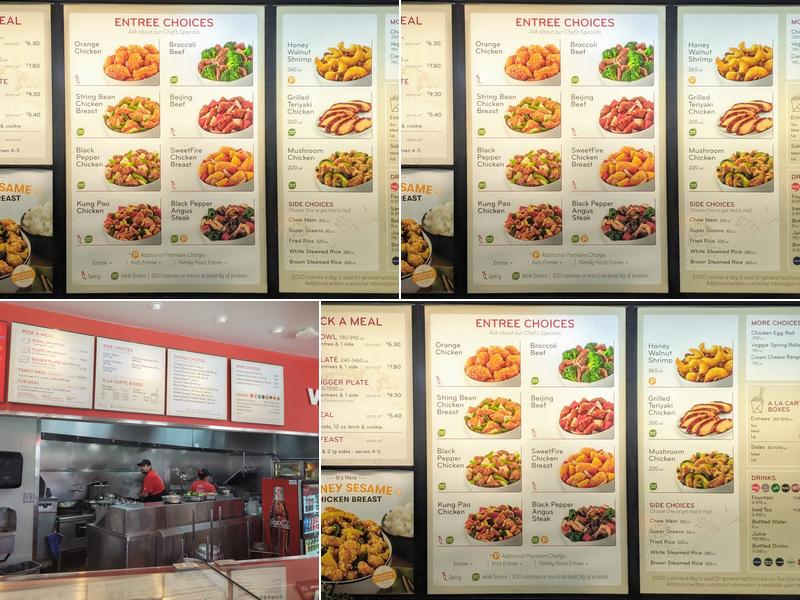 Panda Express Menu