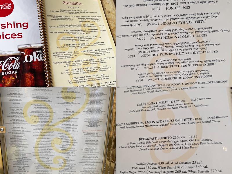 The Cheesecake Factory Menu