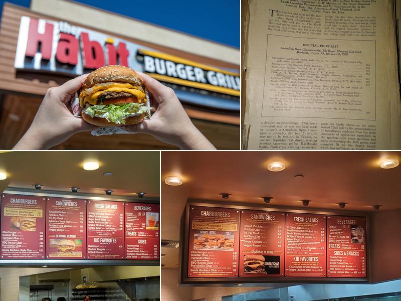 Habit Burger & Grill Menu