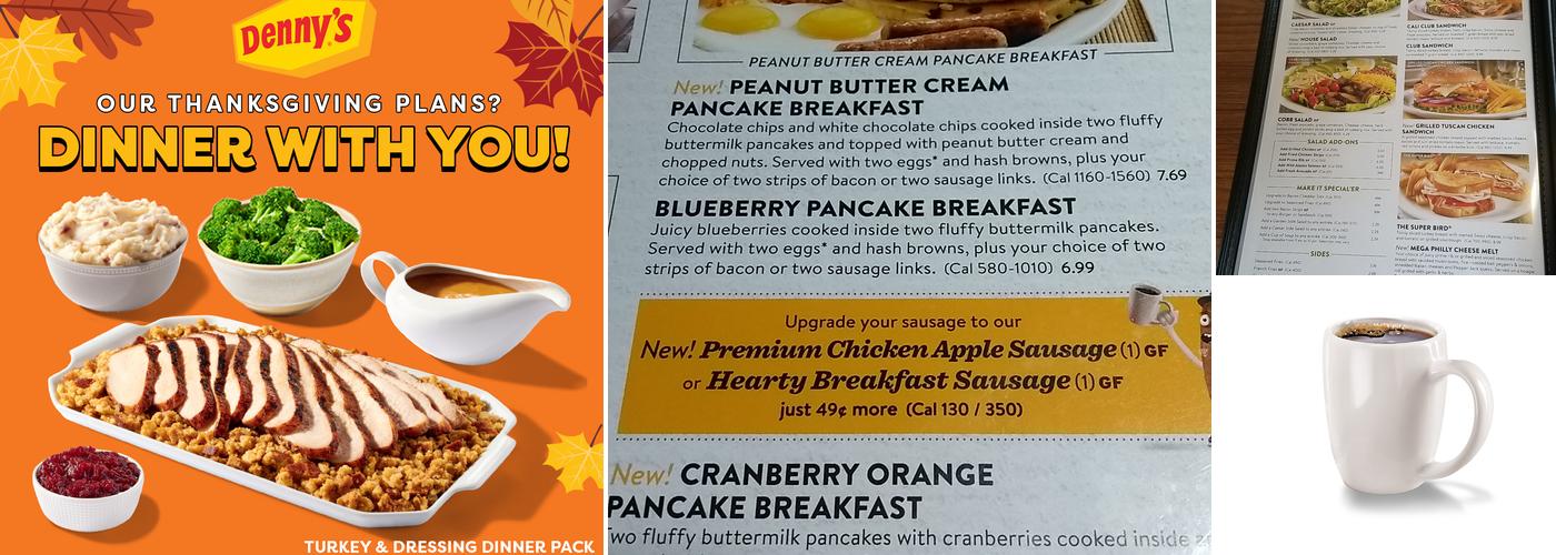 Denny's Restaurant Menu