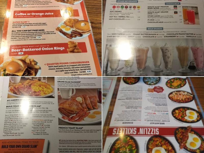 Denny's Menu