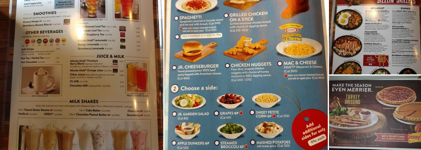Denny's Menu
