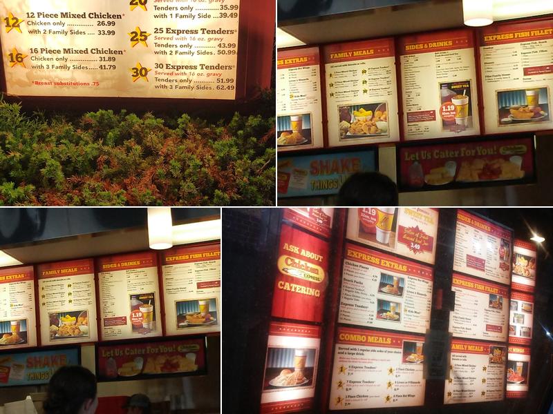 Chicken Express Menu