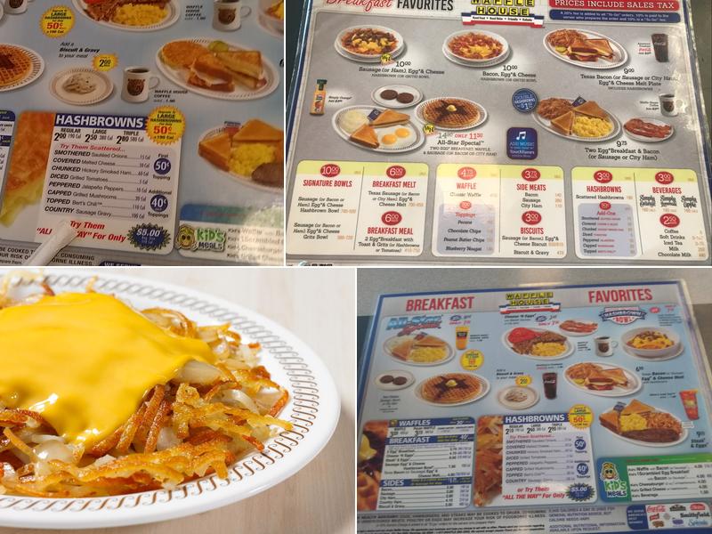 Waffle House Menu