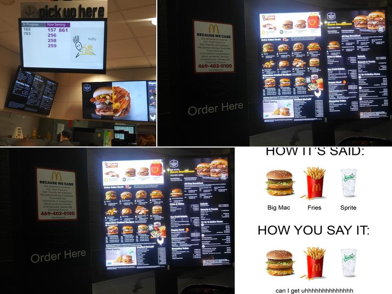 McDonald's Menu