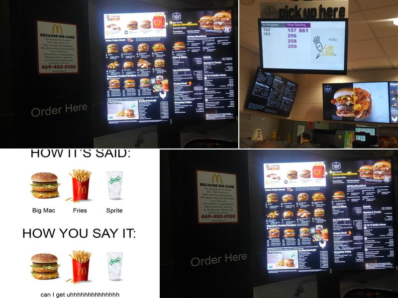 McDonald's Menu