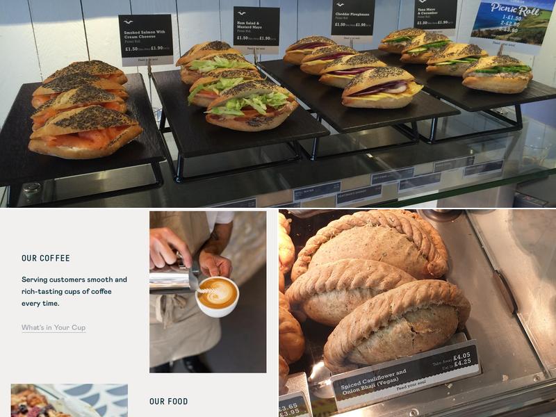 The Cornish Bakery Menu