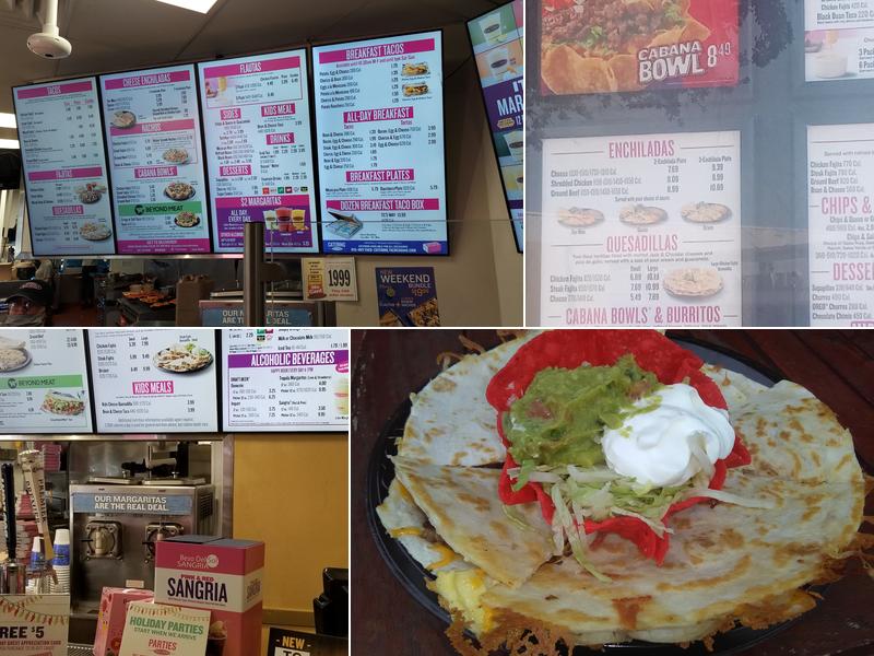 Taco Cabana Menu