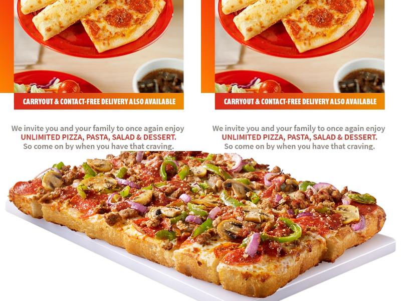 Cicis Pizza Menu