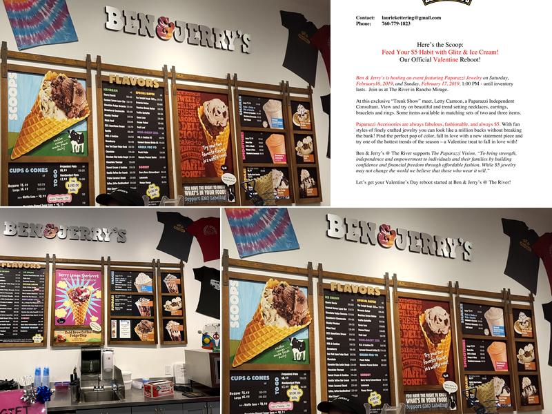 Ben & Jerry’s Menu