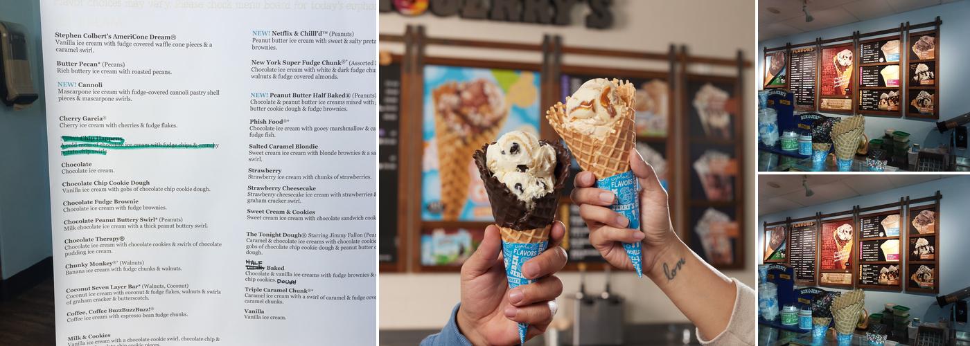 Ben & Jerry’s Menu