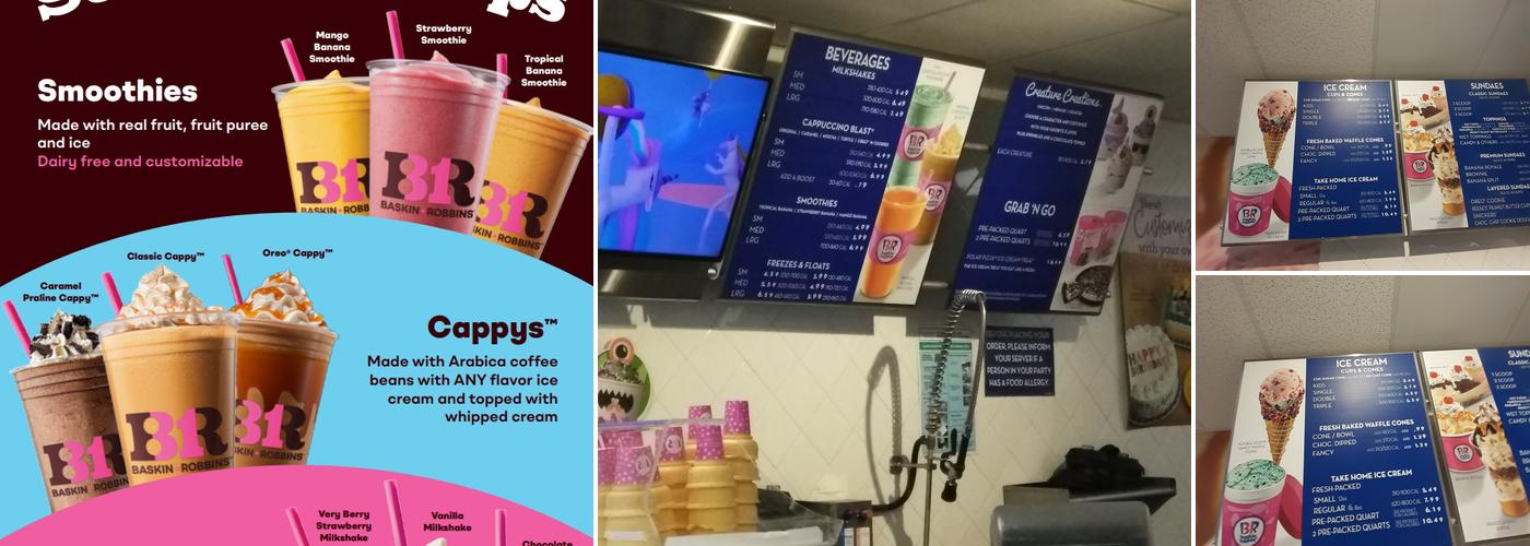 Baskin-Robbins Menu