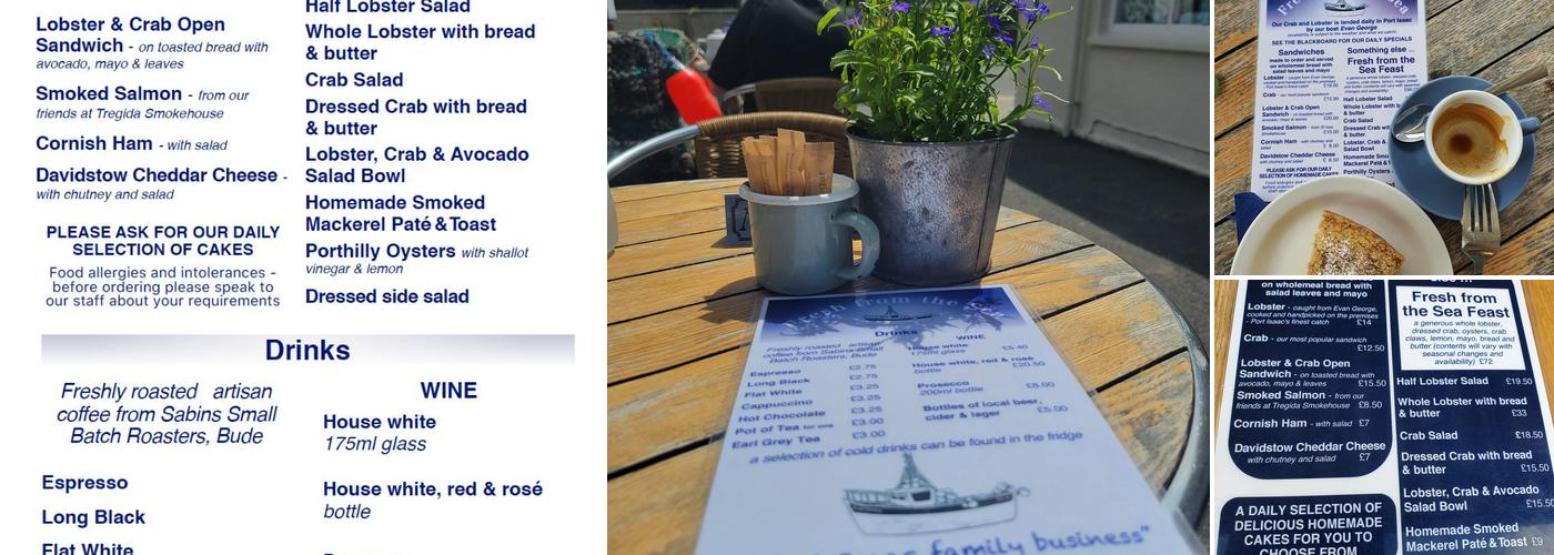 Fresh From The Sea Menu