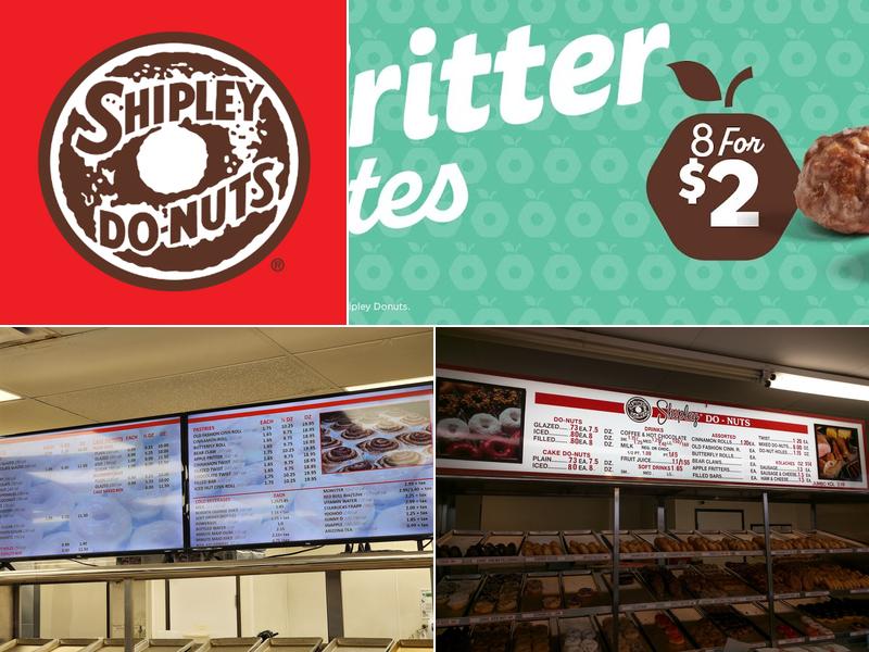 Shipley Do-Nuts Menu
