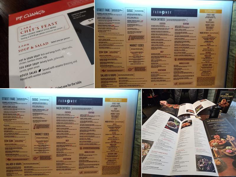 P.F. Chang's Menu