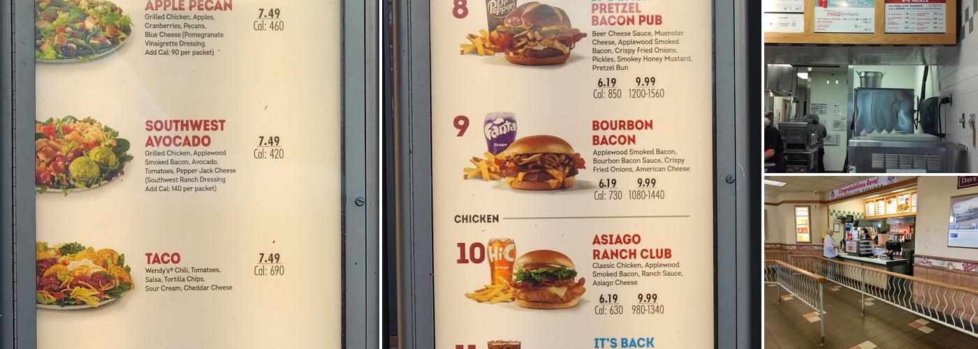 Wendy's Menu
