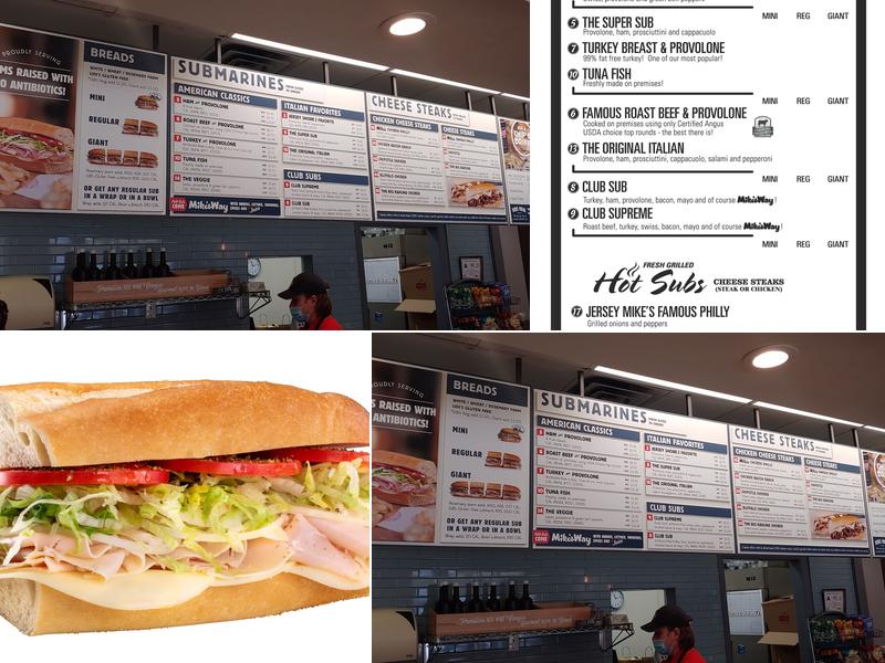 Jersey Mike's Subs Menu