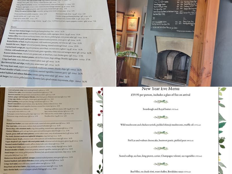 Glasfryn Menu